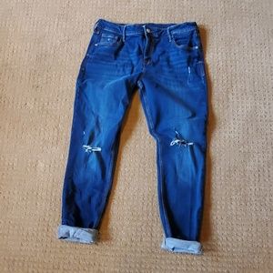 Old Navy Rockstar Super Skinny Dark Wash Denim